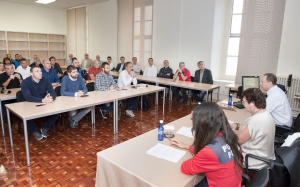 Consejera Beaumont durante la jornada de retorno Consejera Beaumont durante la jornada de retorno