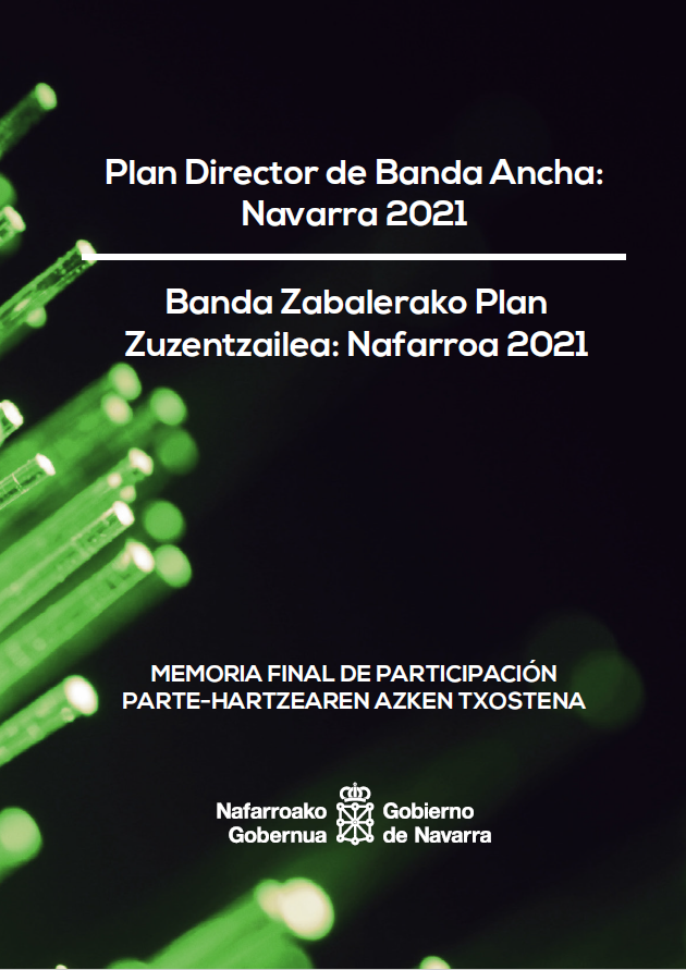 Memoria participación del Plan Director de Banda Ancha de Navarra 2021