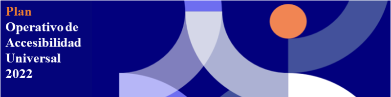 Imagen correspondiente al logo del plan operativo de accesibilidad universal 2022