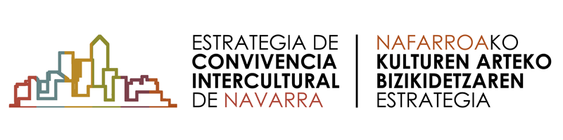 Imagen de un dibujo de edificios de una ciudad con texto del título del plan