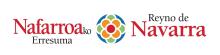 Logo y texto de Reyno de Navarra